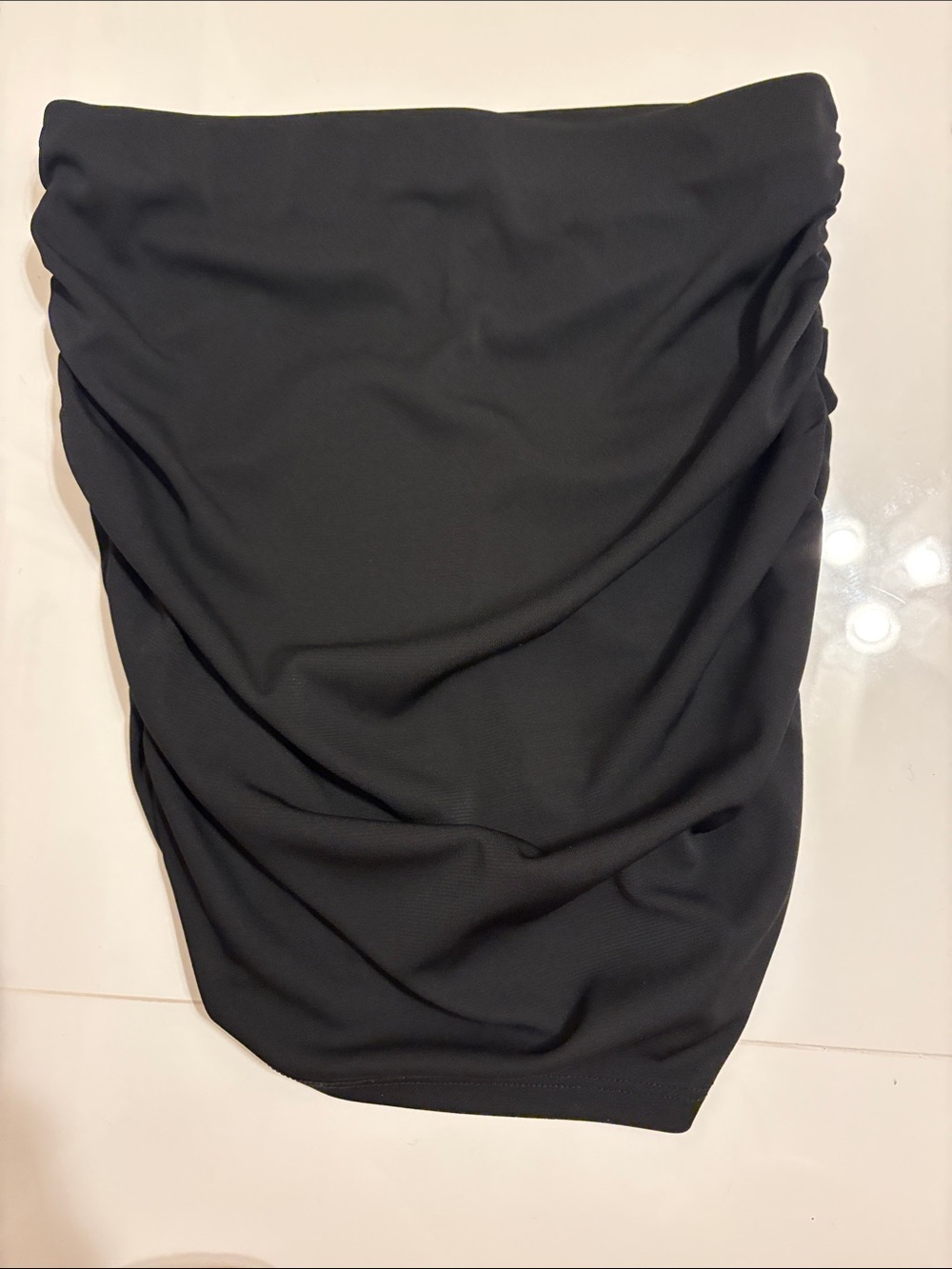 Brand new - tags on - Zara Black Ruched Mini Skirt